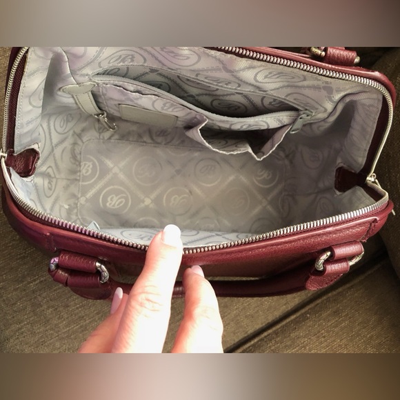 Brighton Deep Burgundy Satchel - Picture 9 of 10